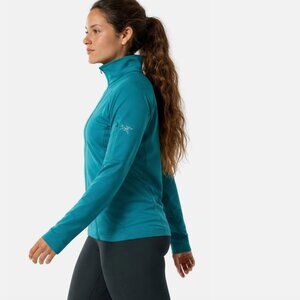 Arc'teryx Rho Zip Neck Women's Teal Illusion Small